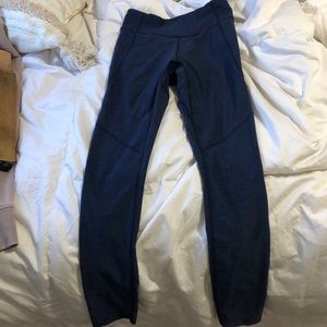 Outdoor Voices navy blue workout leggings